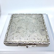 Feine Dose * Silber 830 * Schminkdose / Vitrinen Objekt / Filigran