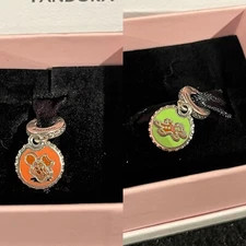 Disney Christmas Holiday 2024 Pandora Charm Mickey Gingerbread Face Cookie New