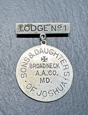 RARE ANTIQUE SONS & DAUGHTERS OF JOSHUA FREED SLAVE MARYLAND METHODISTS H271