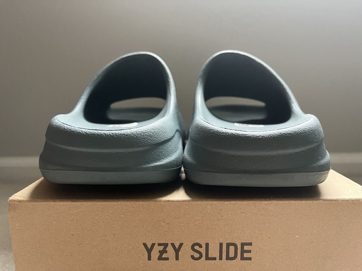Adidas Yeezy Slide Slate Marine Size 10 - “Pre-owned” SHIPS Adidas Yeezy Slide Slate Marine Size 10 - “Pre-owned” SHIPS
