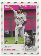 2023 Topps MLB Holiday Countdown RILEY GREENE Rudolph/Reindeer SP Variation #10