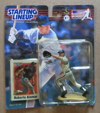 NEW NIP 2000 STARTING LINEUP ROBERTO ALOMAR FIGURE CLEVELAND INDIANS RARE SLU
