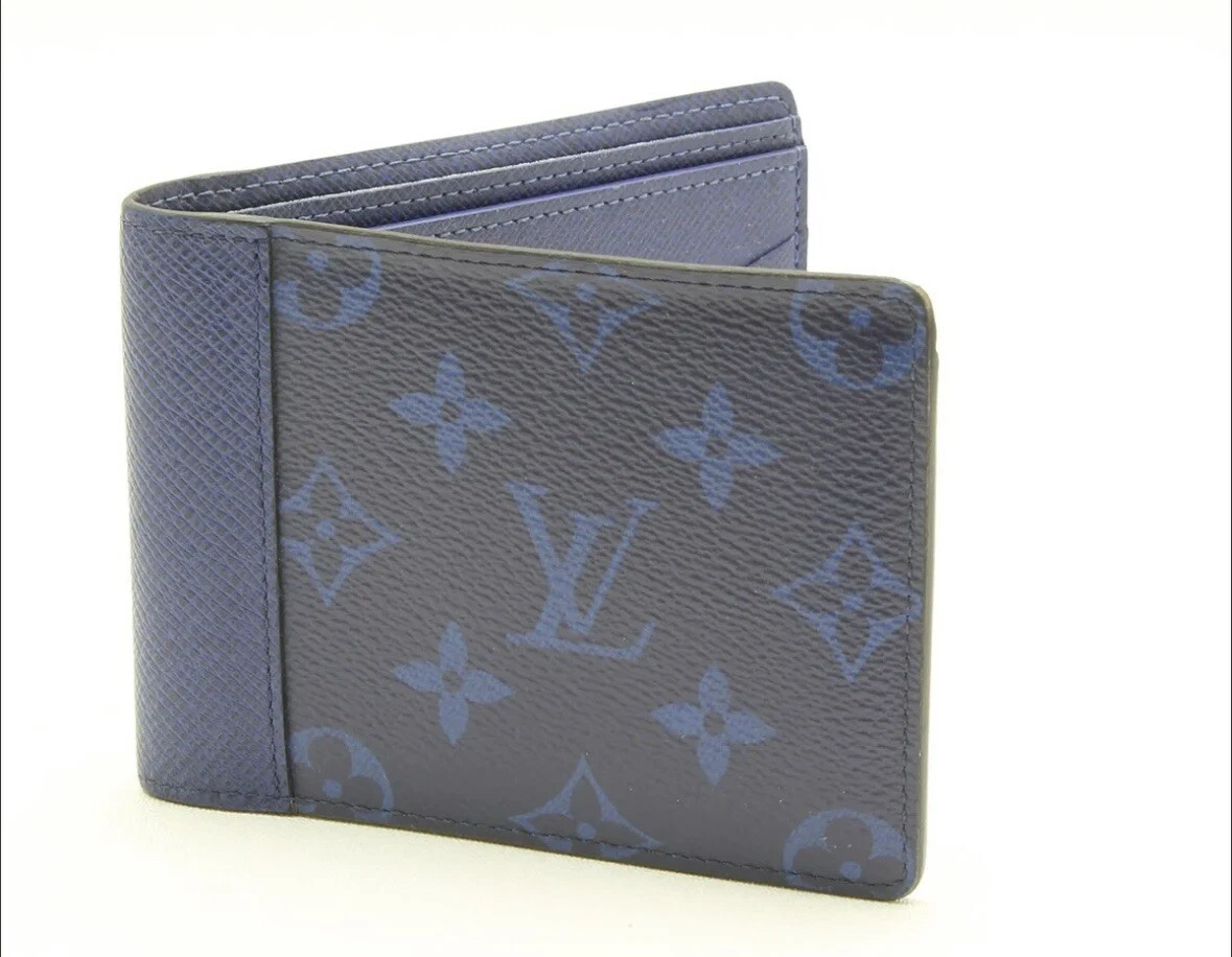 Louis Vuitton Multiple Wallet Monogram Blue