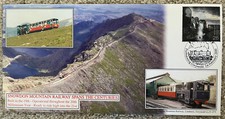 Snowdon Mountain Railway Fire & Light Large Dawn First Day Cover