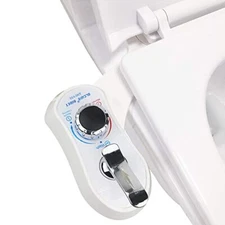 Non-Electric Fresh Water Mechanical Bidet Attachment Butt Washer for Toilet 