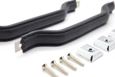 NEW Crown Black Interior Door Pull Strap Handle Set Pair / FOR 87-1995 JEEP YJ