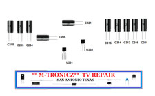 VIZIO M70-D3 POWER SUPPLY 09-70CAR0C0-00 1P-1161800-1010  REPAIR KIT