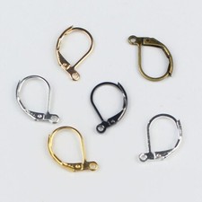 20pcs/lot 15 10mm French Lever Earring Hooks Ear Wire Hook Earrings Findings