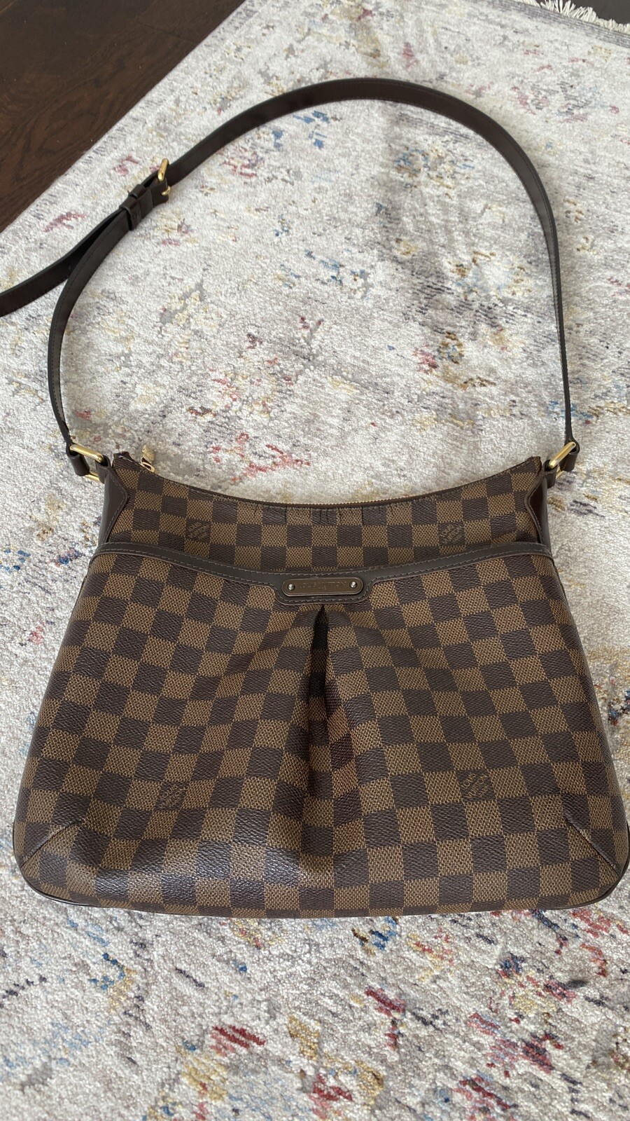 Louis Vuitton Damier Bloomsbury Messenger Bag Women Brown | eBay