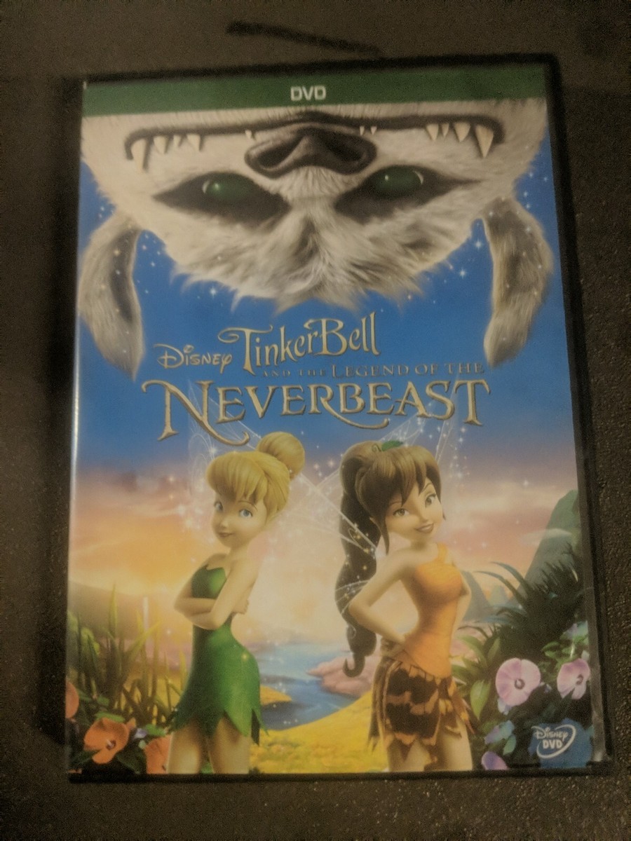 SHELF174d DVD ~ Disney Tinkerbell and The legend of the NeverBeast