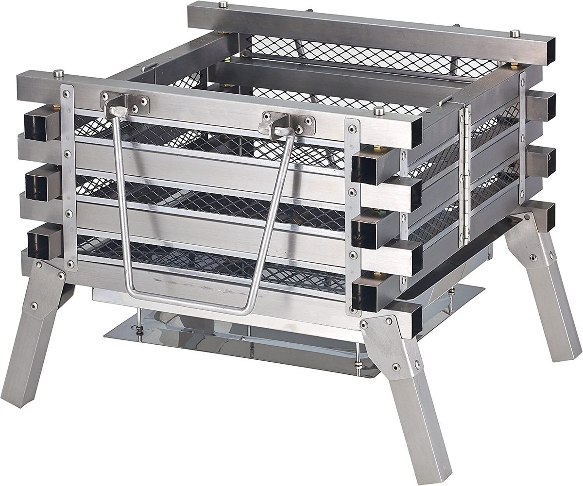 バーベキュー・調理用品 Coleman Stainless Fire Place III Coleman Fire Stand Stainless Fireplace 3 Barbecue Japan