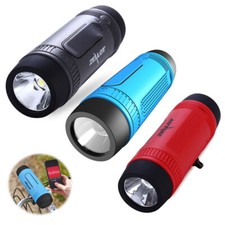 Bicycle Wireless Speaker Flashlight Portable Music Player Loud Speaker Universal