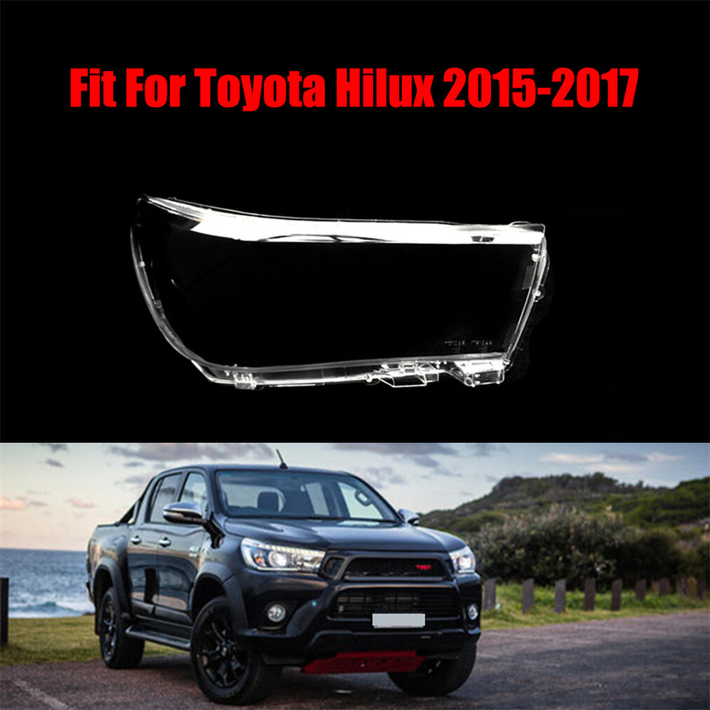 1Pcs Headlight Headlamp Clear Lens Right Cover Fit For Toyota Hilux 2015-2017