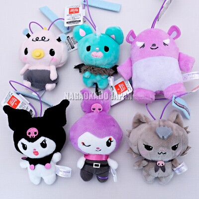 Sunrio KUROMI S PRETTY JOURNEY Mascot Plush Set of 6 New Romina Baku Furyu