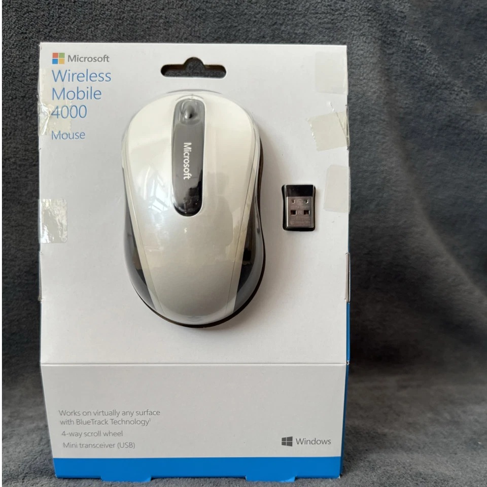 NEU Microsoft Wireless Mobile Mouse 4000 D5D-00001