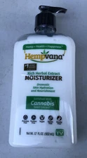 Hempvana Rich Herbal Extract Moisturizer Body Lotion Daily Use-17 oz