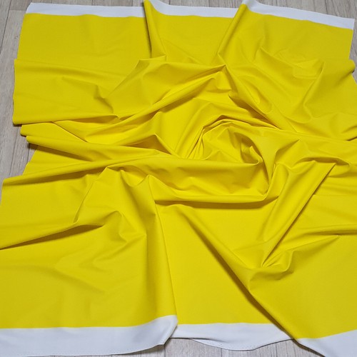 MATTE VINYL PLEATHER GOTHIC FETISH FABRIC WATERPROOF RAINCOAT BLACK WHITE 54'W - Picture 36 of 149