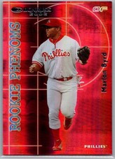 2002 Donruss The Rookies Rookie Phenoms /1000 Marlon Byrd #RP-25 Philies