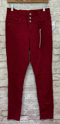 Rue 21 Womens Jeans High Waist Jegging Soft Obsession Red Wine Size 11/12  NEW
