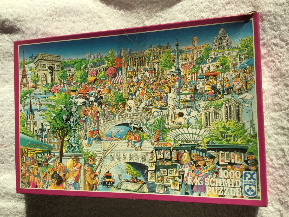 Erika Moos-Drevenstedy 1000 Pc Comic Puzzle C'est la vie PARIS