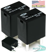 Song Chuan 301-1A-C-R1-U03 12VDC Micro 280 SPST 35A Relay ( Pack of 2)