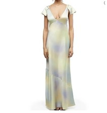 WeWoreWhat Lace Midi Slip Dress inColor Watercolor Size 0 NWT