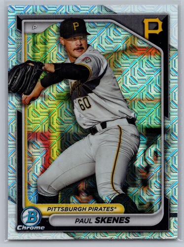 Paul Skenes [Mega Box Mojo] #BCP-125 2024 Bowman Chrome Prospects card