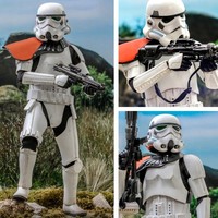 Star Wars Mandalorian Stormtrooper Commander 1:6 Figur Hot Toys TMS041 Ovp Neu
