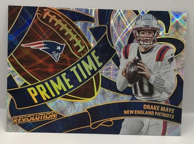 2025 Panini Revolution Drake Maye Prime Time Performers SSP Case Hit #4 Patriots