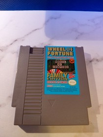 Wheel of Fortune - Family Edition (Nintendo NES, 1990) Game Cartridge & Manual