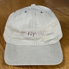 Vintage Ryder Trucks Hat Cap Embroidered Workwear Adult Small Strap Back Tan