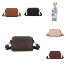 Ladies 3313  Multi Zip Compartments Crossbody Shoulder Bag
