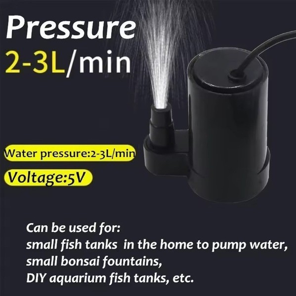 Mini bomba de agua sumergible 3L/min