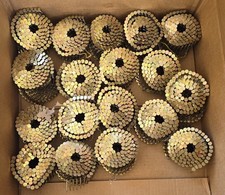 Grip Rite Coil Roofing Nails 1-1/4" X .120 Smooth Galvanized Steel Lot Of 5
