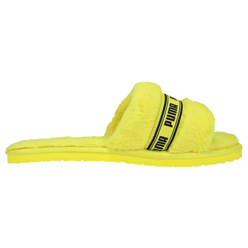 Sandali casual Puma Fluff Remix metallizzati Bx Slide da donna taglia 5 M 384937 04