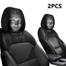 2x Halloween Headrest Cover Prank Horror Creepy Car Decor Seat Protector S