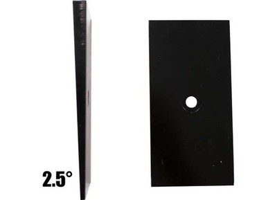 Fishbone FB27369 For Pair Of 2.5 4 6 And 8 Degree Leaf Spring Shim Black