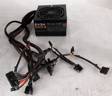EVGA 500B 80Plus 500W 100-B1-0500 Bronze Desktop Power Supply w/ Power Cord