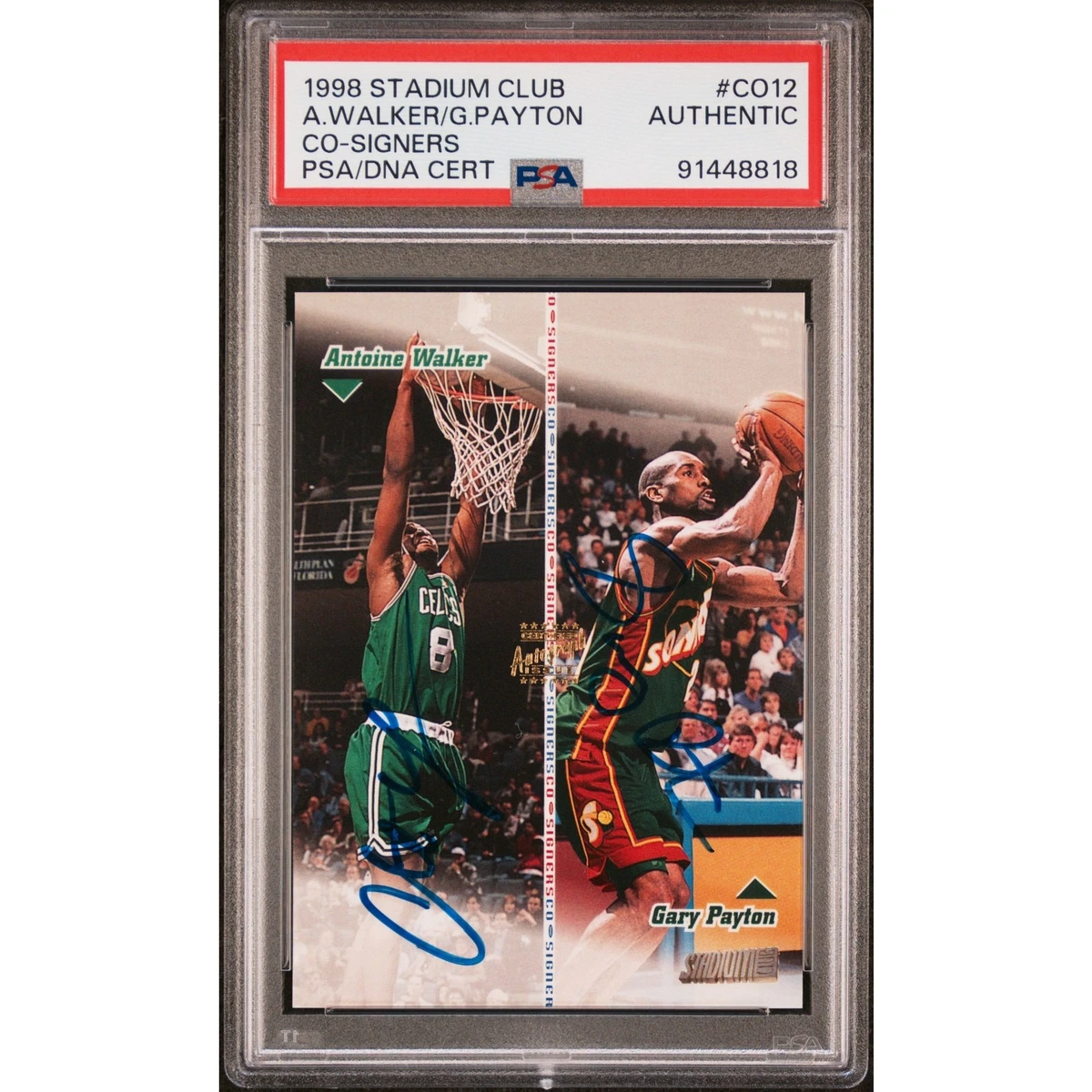 1998-99 Topps Stadium Club - Antoine Walker Gary Payton #CO12 for 