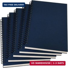 YUREE A5 Spiral Notebook Lined, 100gsm Thick Paper  Hard Kraft Cover, 60 Sheets
