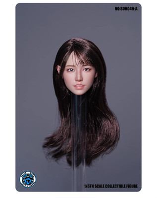 SUPER DUCK SDH049A Female Japanes Girl Head Sculpt Carved For 12''Figure 1/6