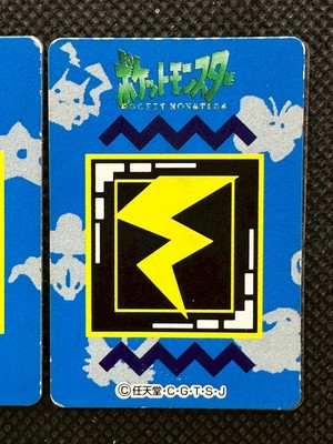 Voltorb Electrod No. 100 101 Pokemon Pokedex Mini Card Zukan