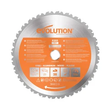 Evolution RAGE255BLADE Multi-Material Cutting Saw Blade, 10 Inch x  28-Tooth