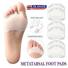 Pair of Gel Metatarsal Pads, Ball of Foot Cushion, Forefoot Care, Sore Feet Pain