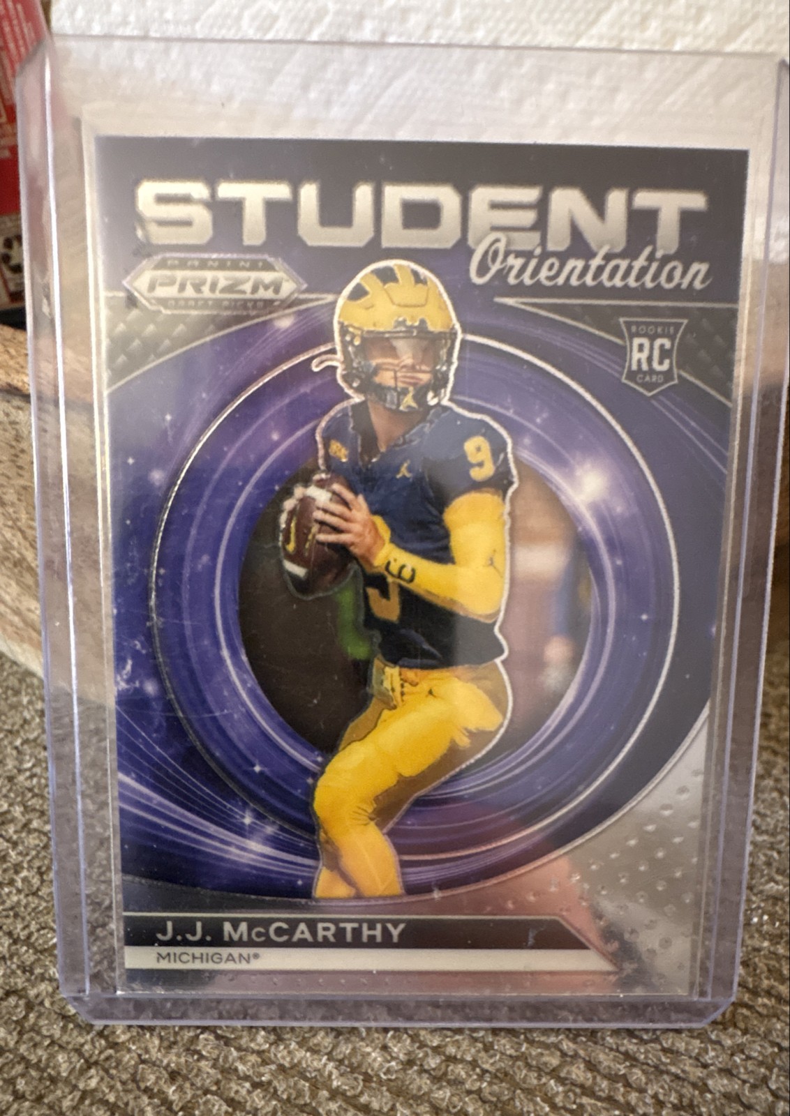 2024 Panini Prizm Draft Picks - Student Orientation J.J. McCarthy(RC). Vikings