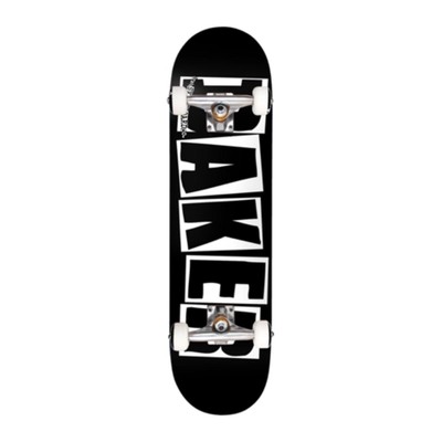 BAKER 8.0*31.5デッキ+MOB無地黒 Baker Skateboard Factory Assembled Complete Logo Black/White 8.25