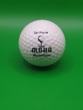 SAN VICENTE GOLF RESORT ALOHA Logo RAM Golf Ball RAMONA SAN DIEGO CA CALIFORNIA