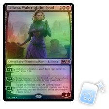 FOIL LILIANA, WAKER OF THE DEAD Core Set 2021 M21 Planeswalker Magic MTG CARD