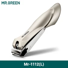 MR.GREEN Anti Splash Nail Clippers Stainless Steel Fingernail Cutter Manicure To