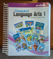 Abeka Homeschool Language Arts 1 Curriculum Lesson Plans, 2023 printing
